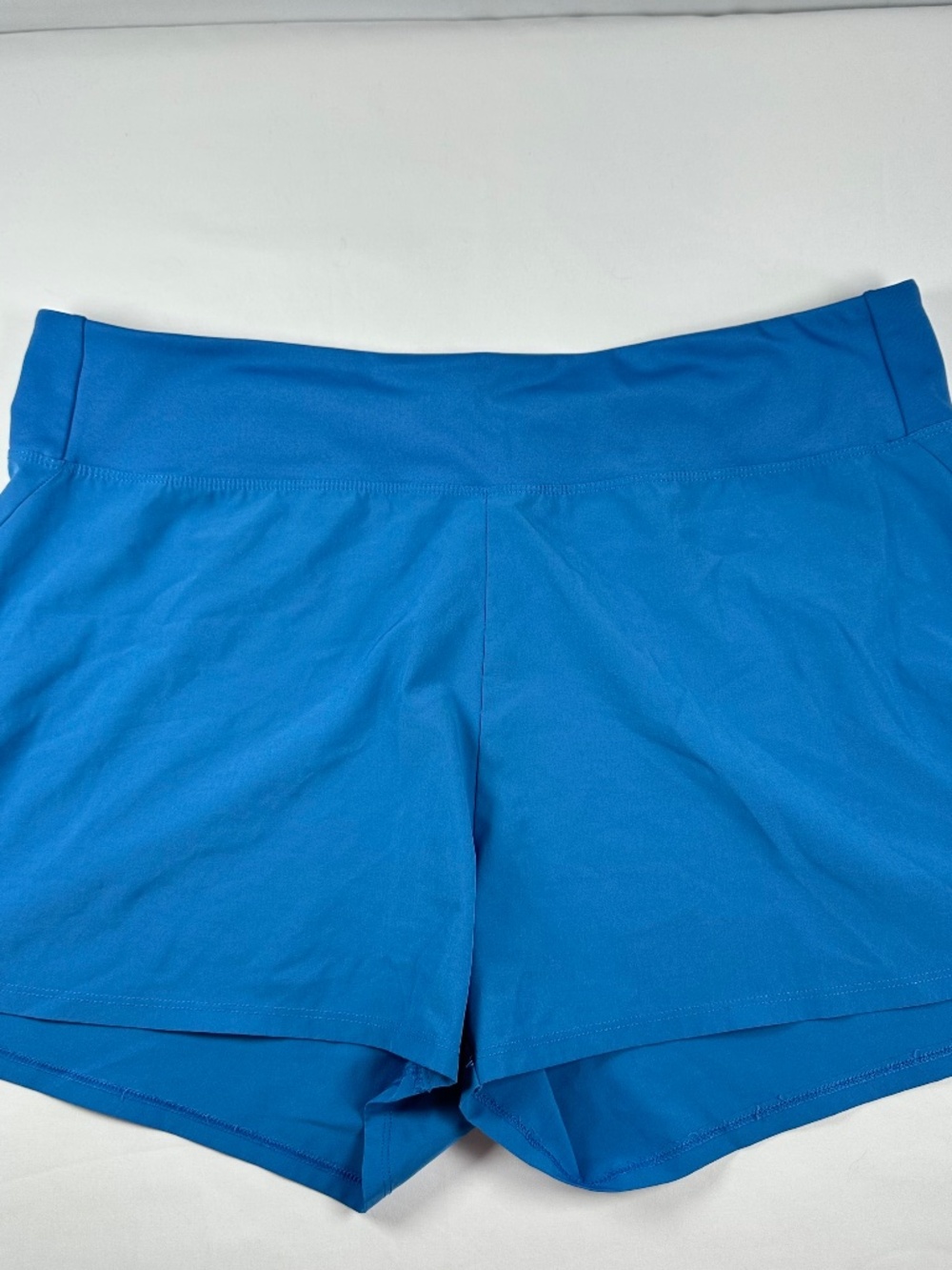 Marika Tek Women's Performance Athletic Shorts Blue Size XL 3 Inch Inseam